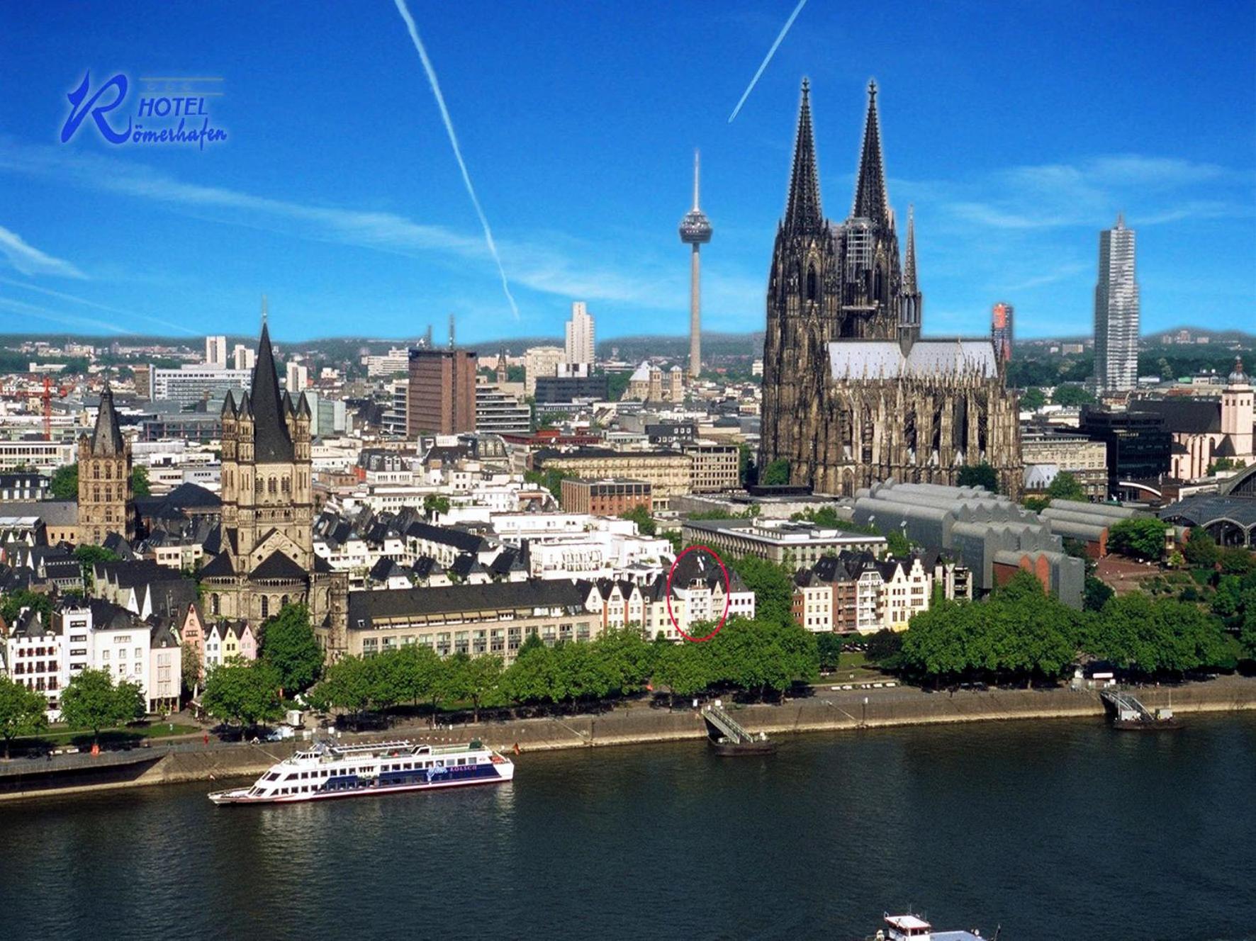 Hotel Roemerhafen Köln Exteriör bild
